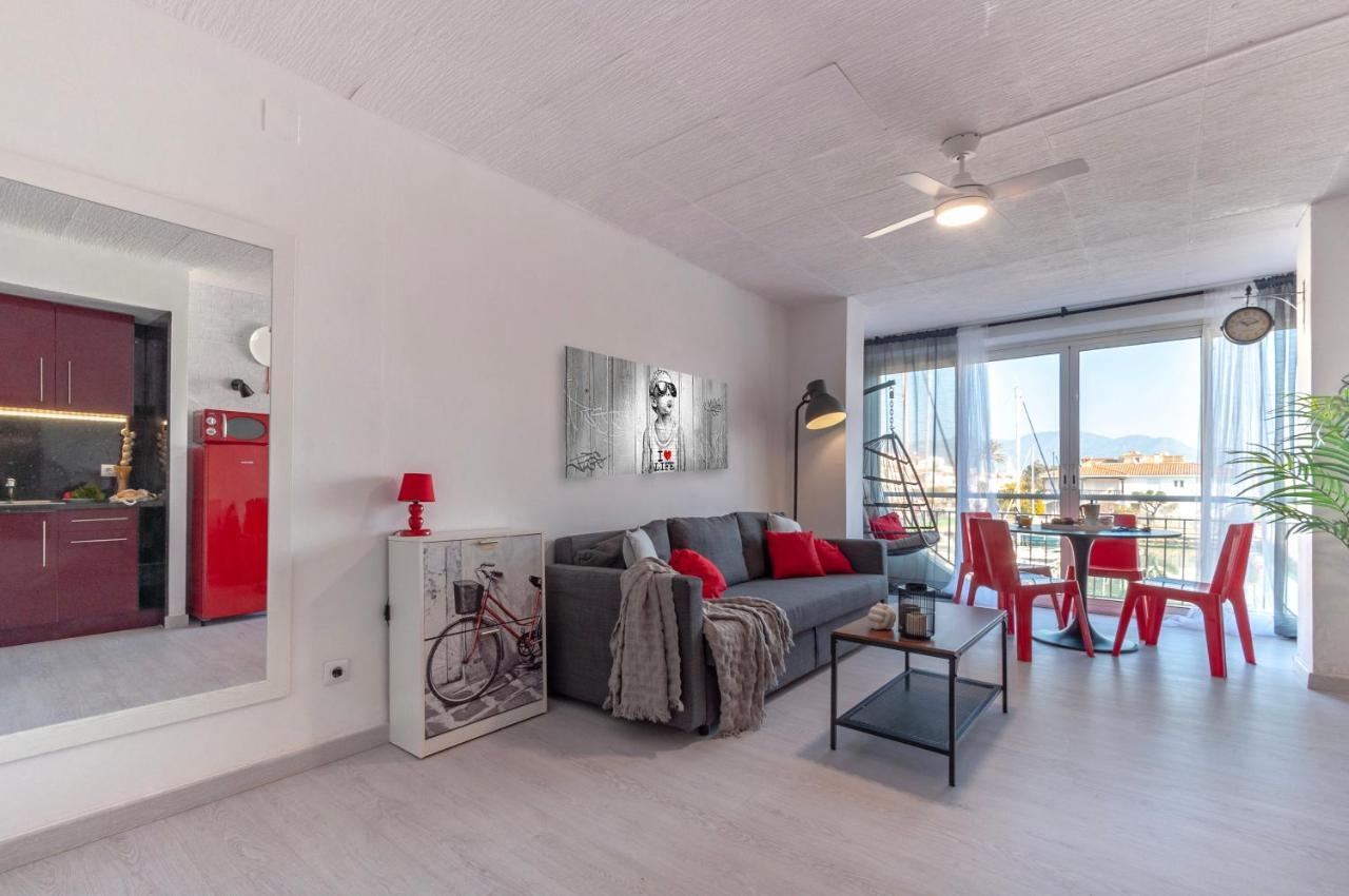 Estudio En 1ª Linea Con Vistas Al Puerto Deportivo By Insidehome Эмпуриабрава Экстерьер фото